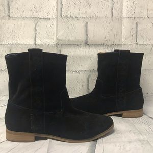 New with Tag! TOMS black suede slouch boots